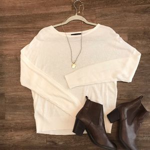 Knit Banana Republic Cream Sweater